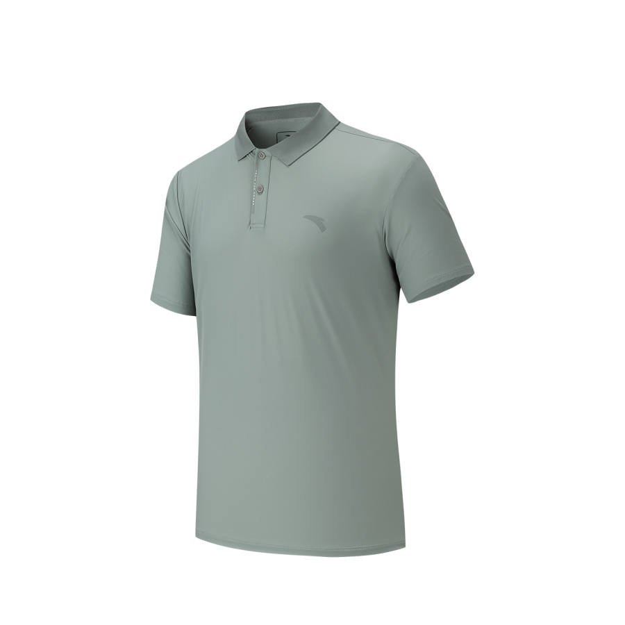 Anta Polo Shirt Men's Granite Gray