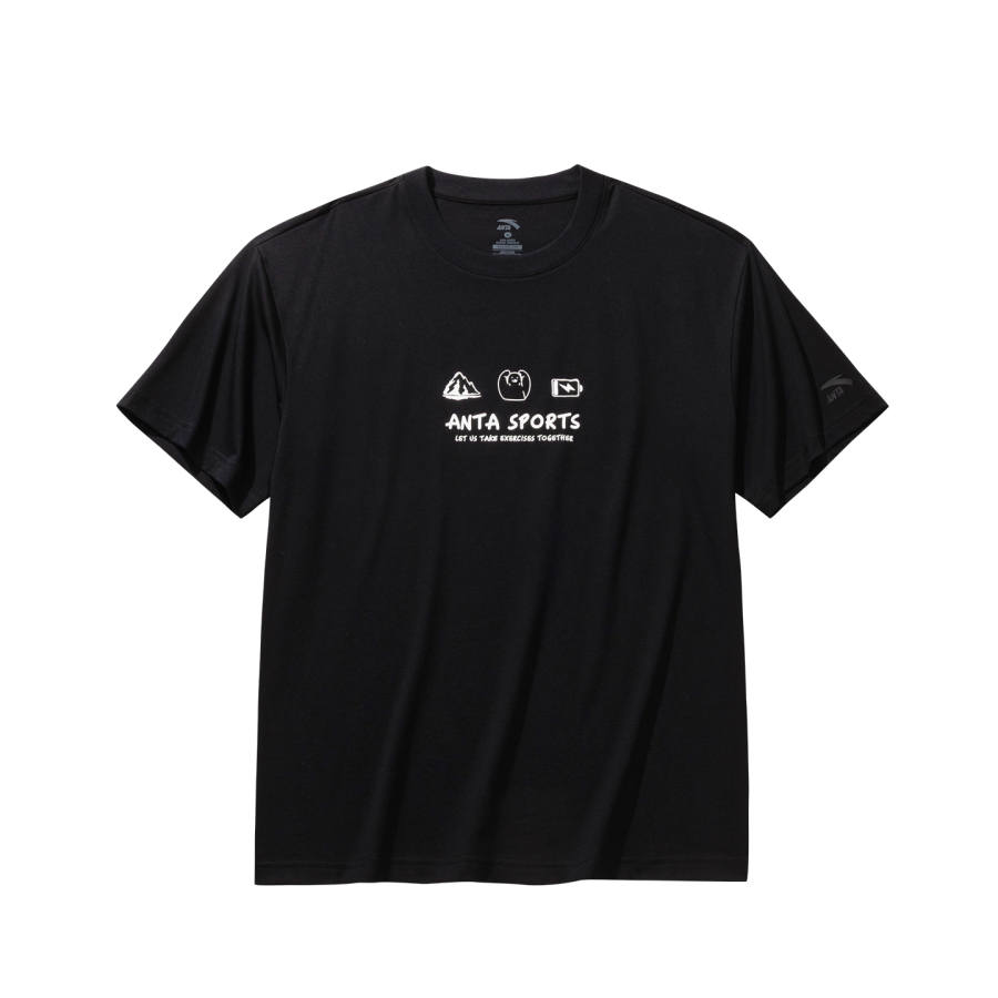 ANTA Anta T Shirt Unisex Basic Black