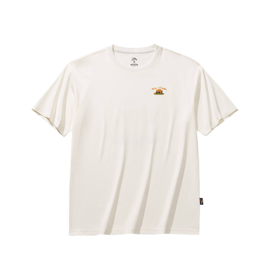 Anta T Shirt Unisex Ivory White