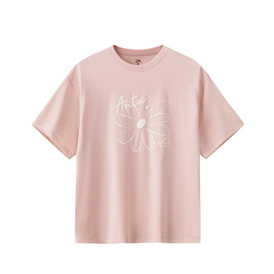 Anta T Shirt Women's Winter Pink Flame