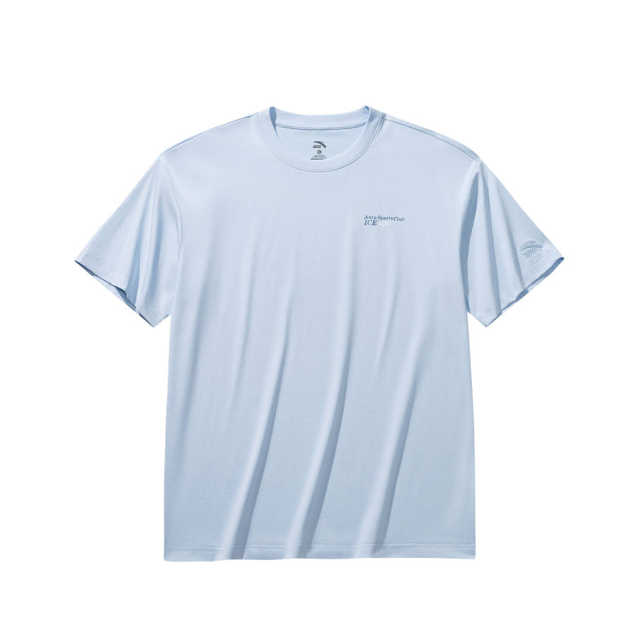 ANTA T Shirts Unisex Sky Blue 2 Crew Neck