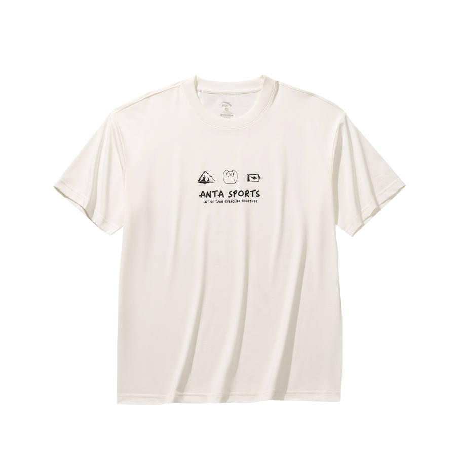 Anta T Shirt Unisex Warm Jade White