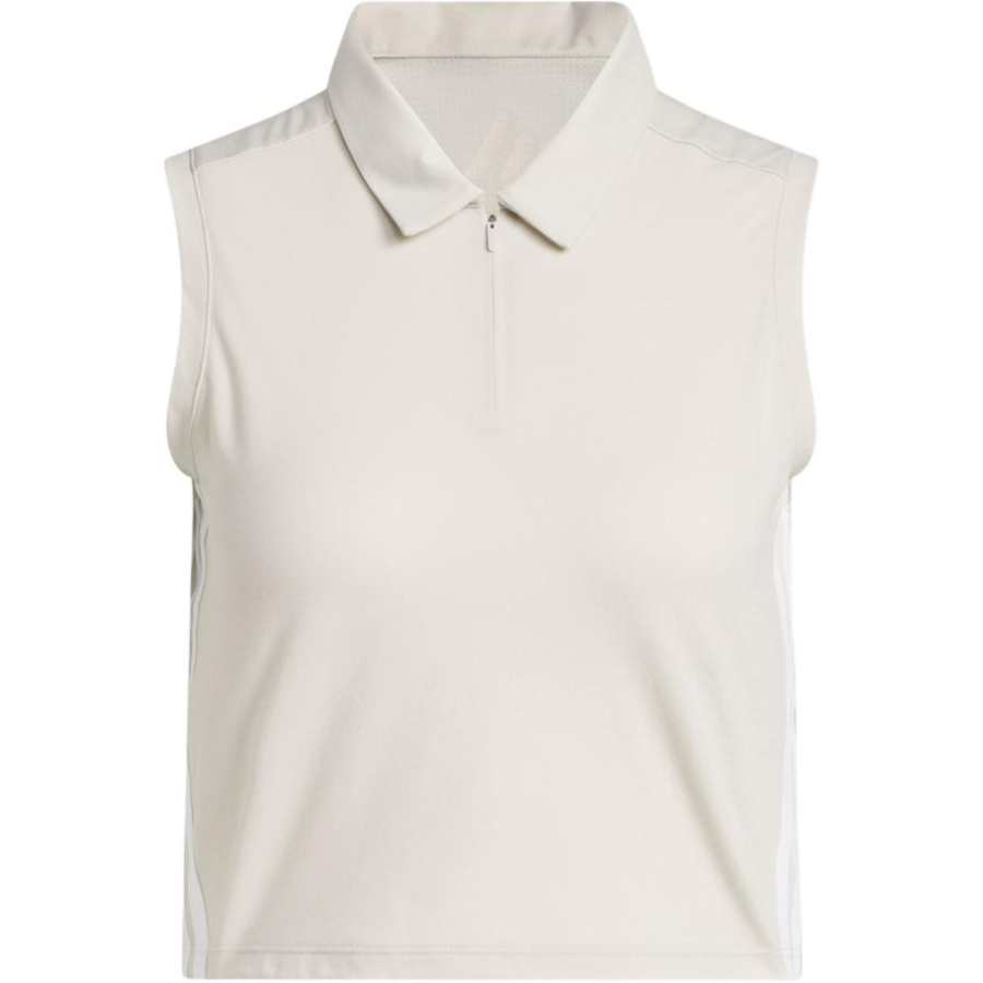 Adidas Adidas Polo Shirts Women's Beige Moderate Straight Fit
