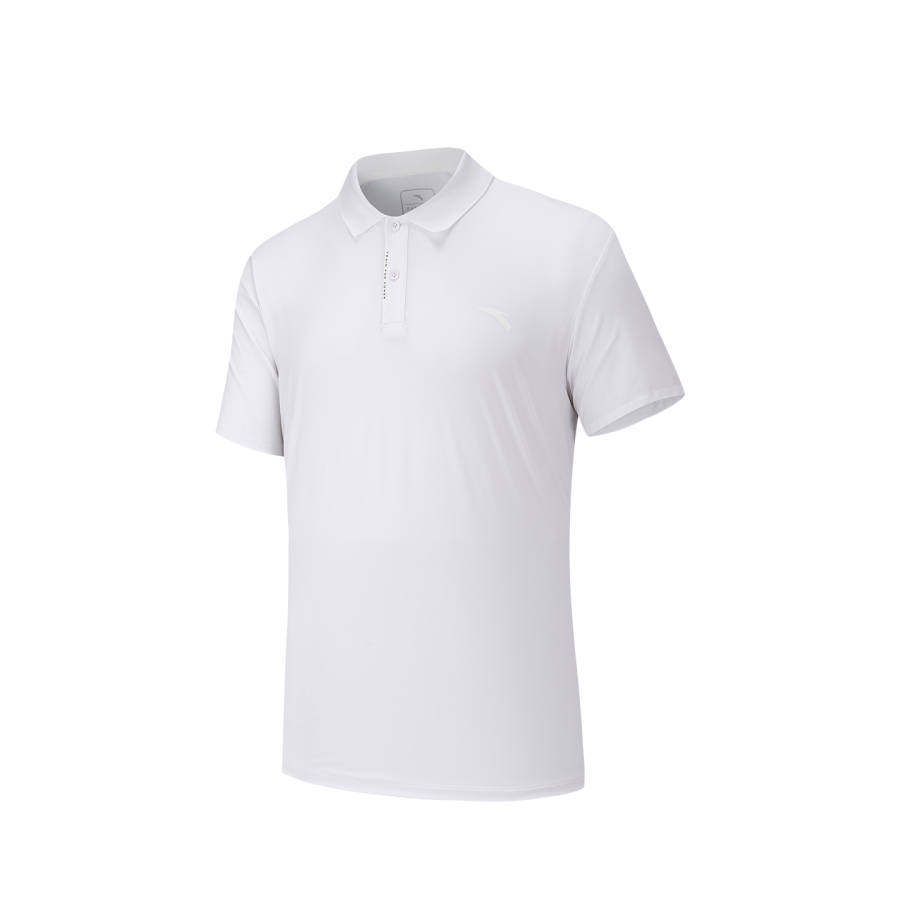 Anta Polo Shirt Men's Pure White