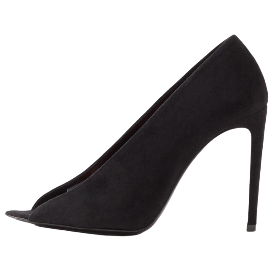 Valentino Garavani VLogo Slim Heel High Heels 10.5cm Women's Black