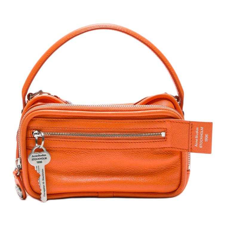 Acne Studios Calfskin Crossbody Handbag Women's Orange