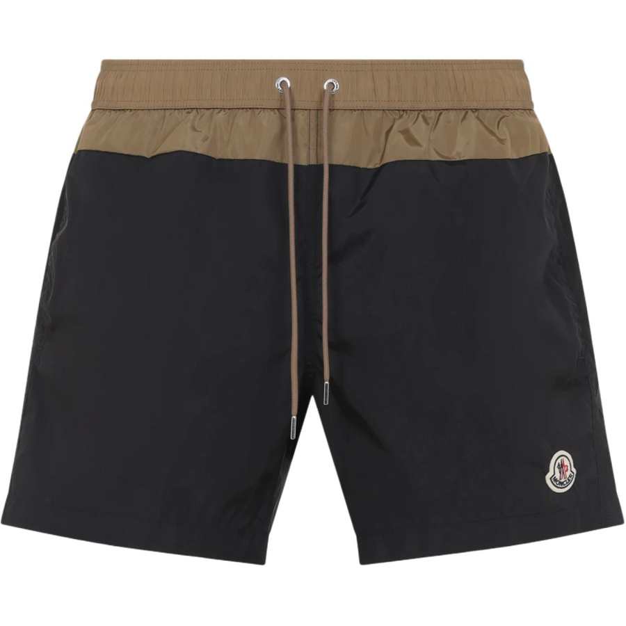 Moncler Moncler Contrast Panel Swim Shorts