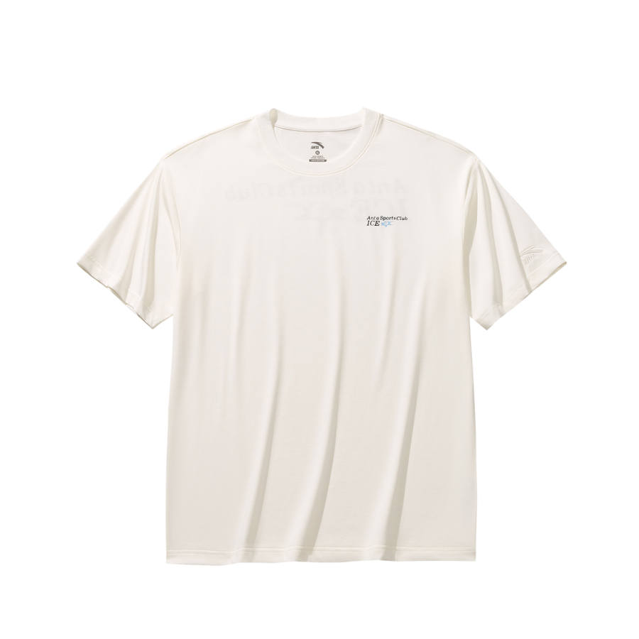 Anta T Shirt Unisex Ivory White