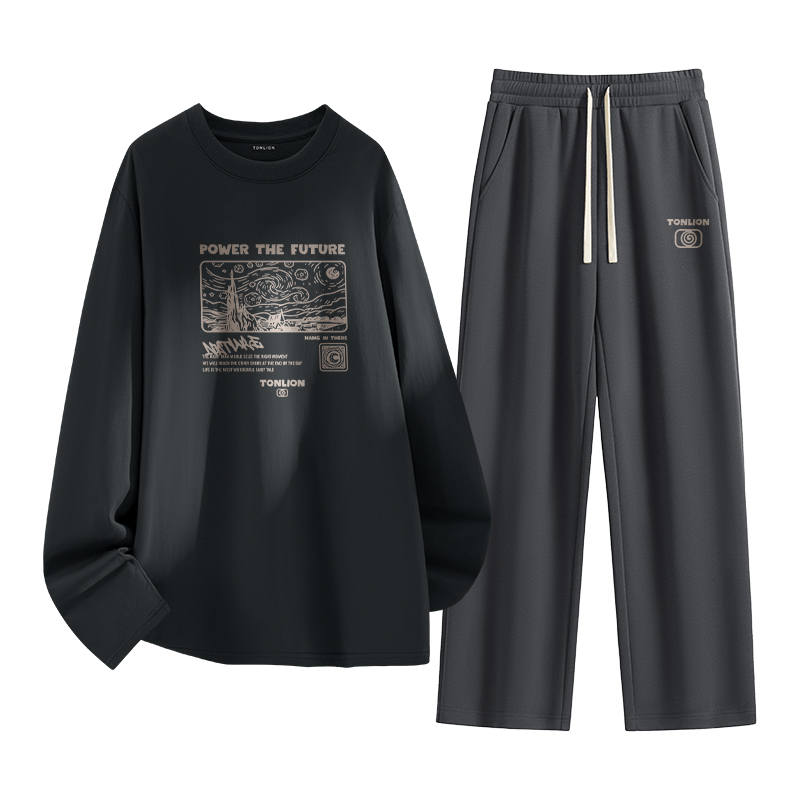 Tonlion Casual Sportswear Unisex