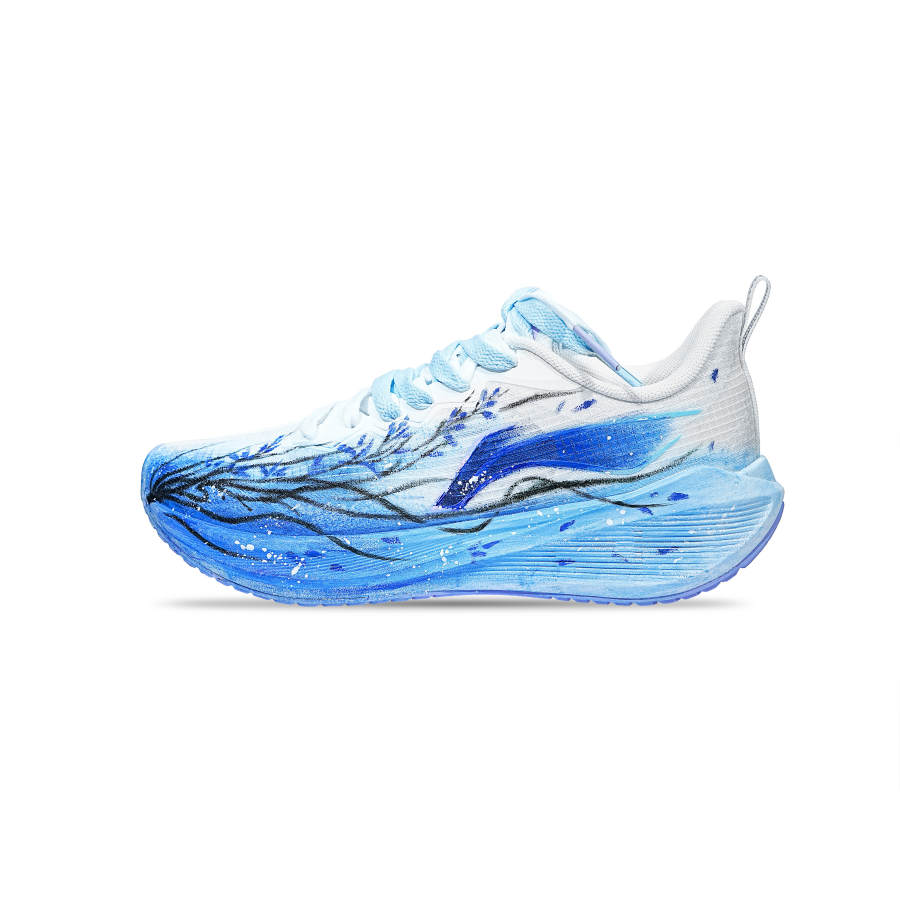Li-Ning Li Ning Wuyue Low top Casual City Commuting Running Shoes Women's White Blue