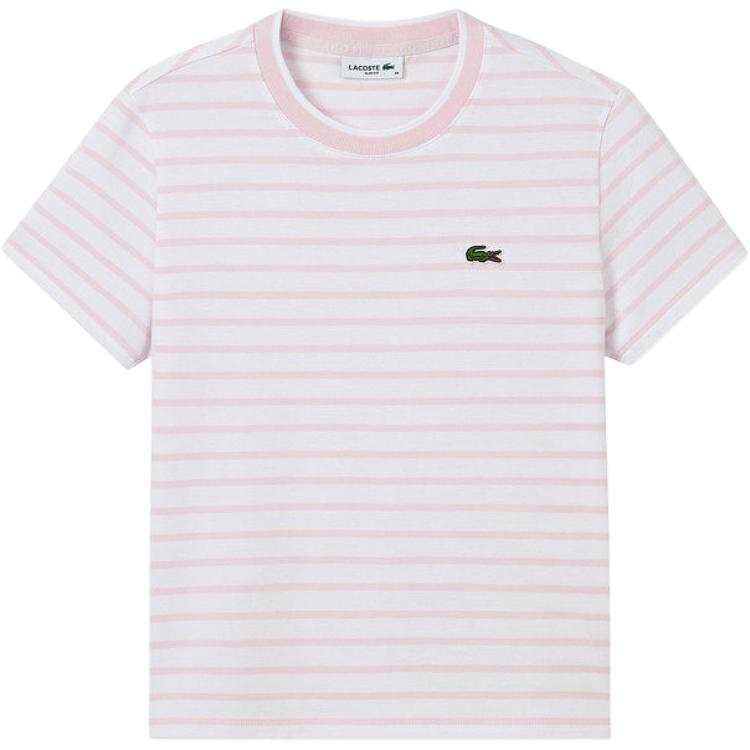 LACOSTE T Shirts Women's Crew Neck Moderate Straight Fit