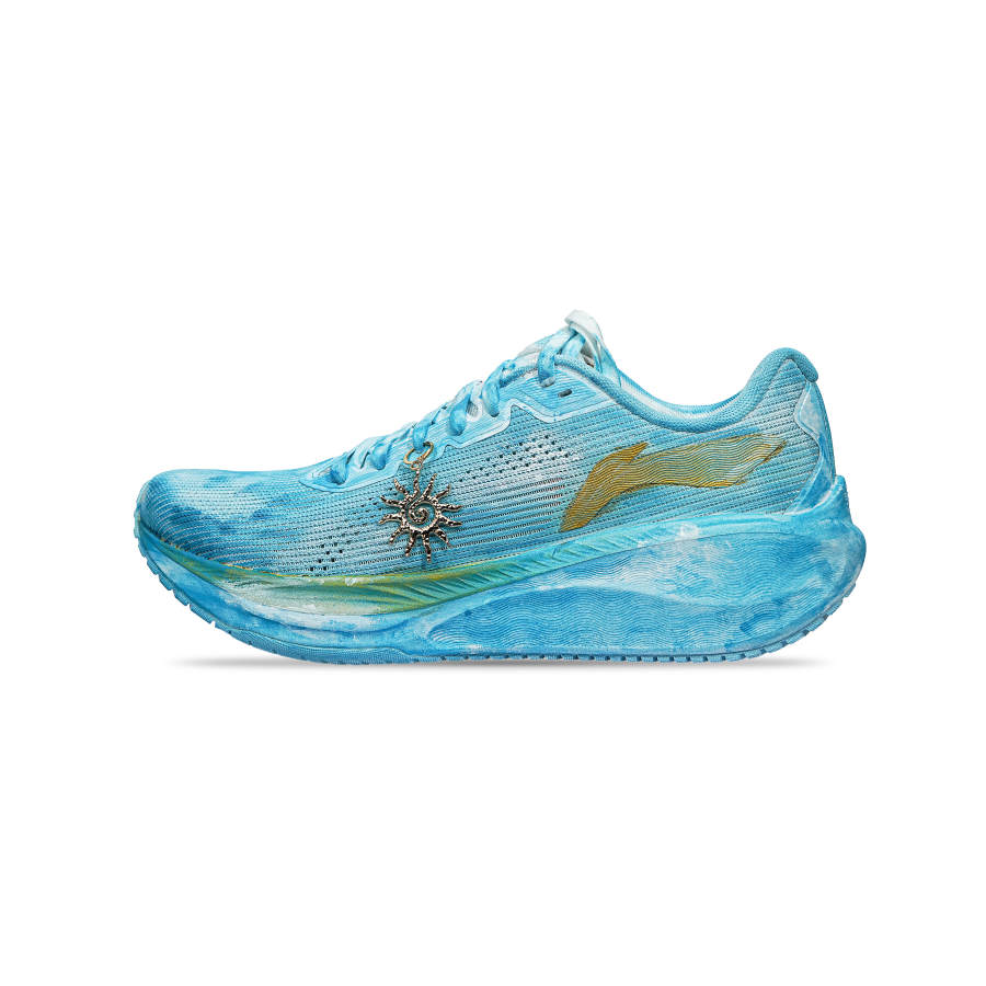 Li-Ning Li Ning Version 2.0 Fabric Low top Casual City Commuting Running Shoes Men's White Blue