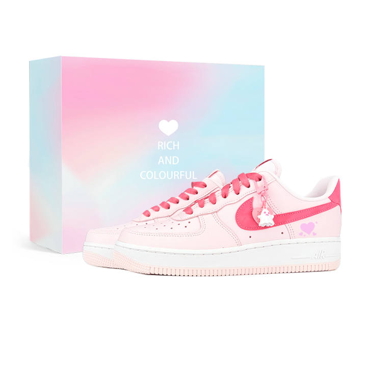Nike Nike Air Force 1 Low top Skateboard Shoes Women's Pink