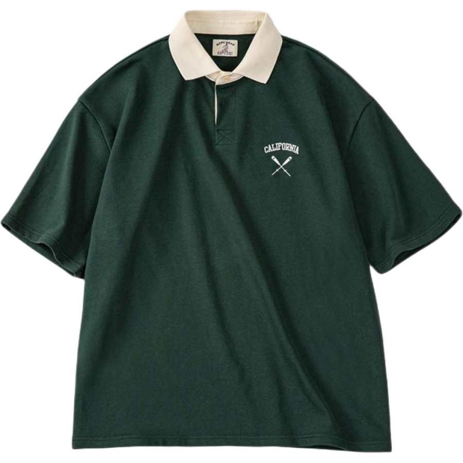 MADEN Spring Summer Polo Shirt Unisex