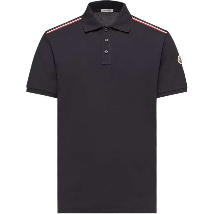 Moncler Moncler stripe polo shirt