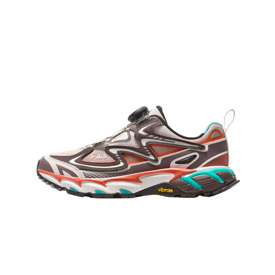FILA KIDS SCOUT ELK Textile, Synthetic Leather Comfortable Round Toe Breathable Support Low top Outdoor Shoes Kids'