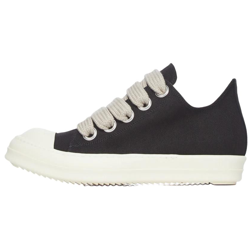 Rick Owens DRKSHDW JUMBOLACE Low top Skateboard Shoes 3.5cm Men's Black