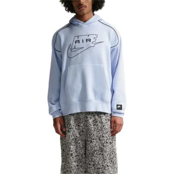 Nike Nike Sweatshirts Men's Hydrogen Blue Hooded Non Detachable Moderate