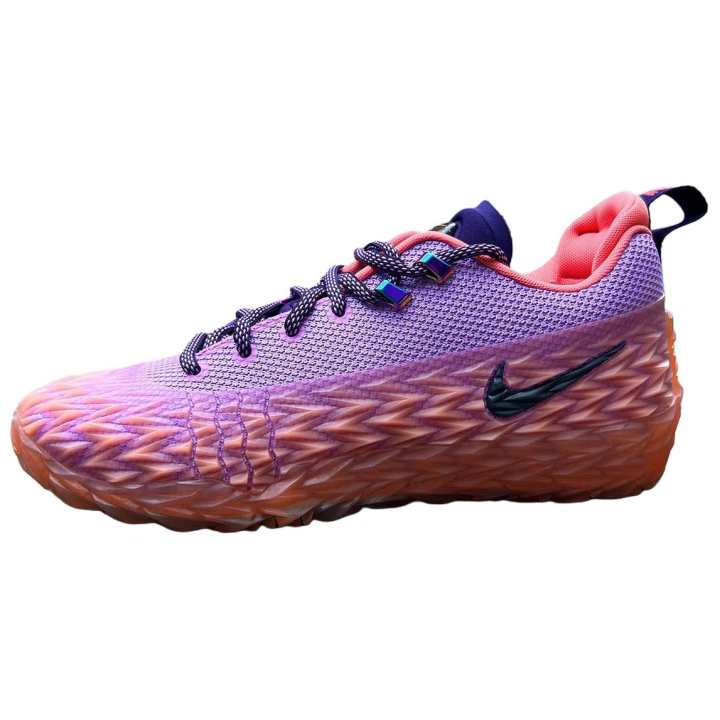 Nike Nike S.T. Charge Low top Basketball Shoes Unisex Purple Orange