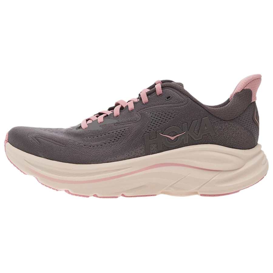 HOKA ONE ONE CLIFTON 10 Cushioning Breathable Support Lightweight Low top Casual Running Shoes Women's Taupe