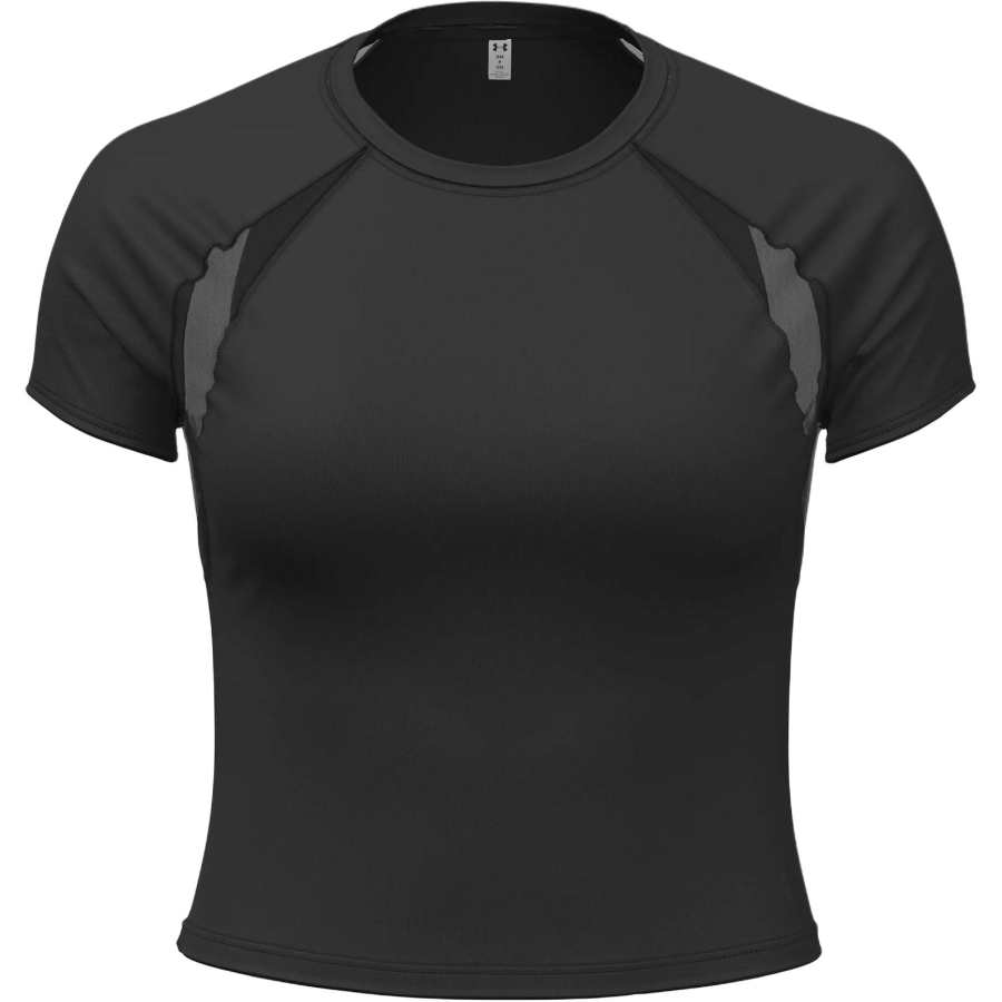 Under Armour T Shirts Women's Black Crew Neck