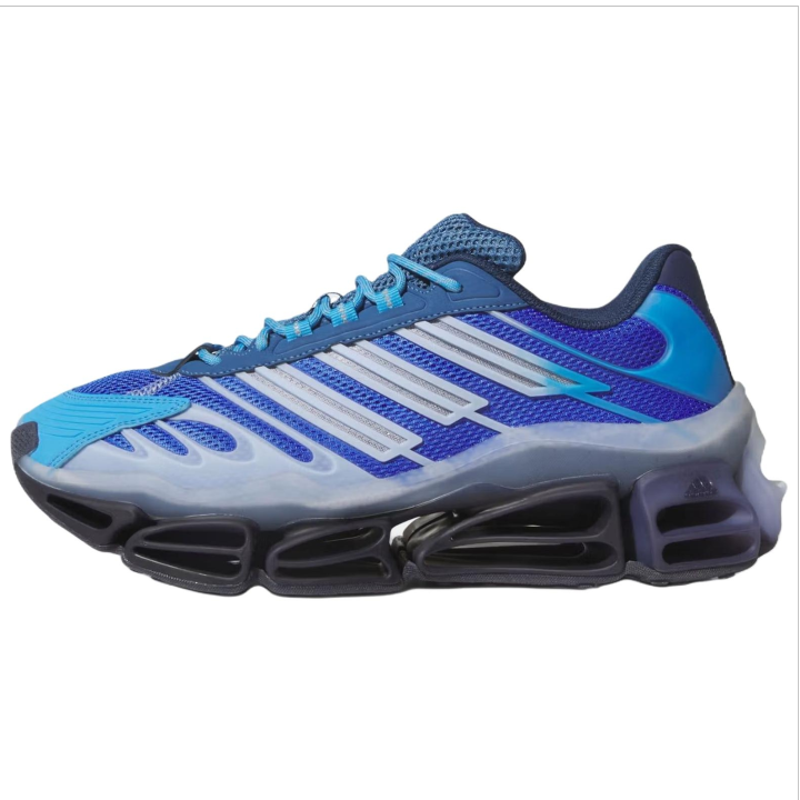 Adidas Adidas MEGARIDE Breathable Running Shoes Unisex Gray Blue