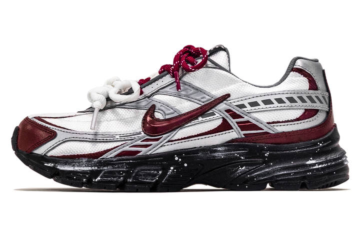Nike Nike Initiator Leather, Textile Abrasion Resistant Slip Resistant Low top Casual Running Shoes Men's Black Red