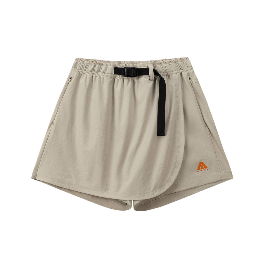 ANTA Casual Shorts Women's Sand Dune Gray 3