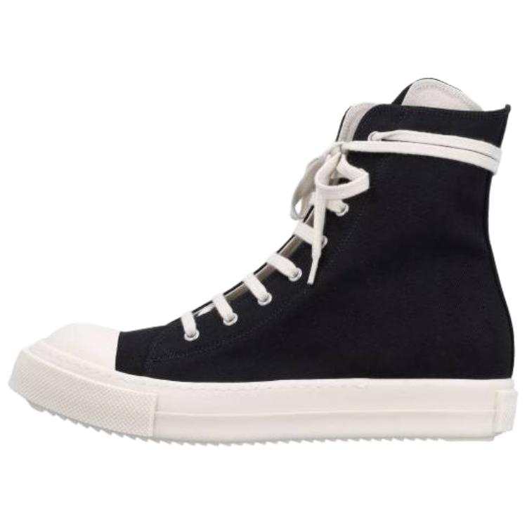 Rick Owens DRKSHDW High top Canvas Shoes Men's Black