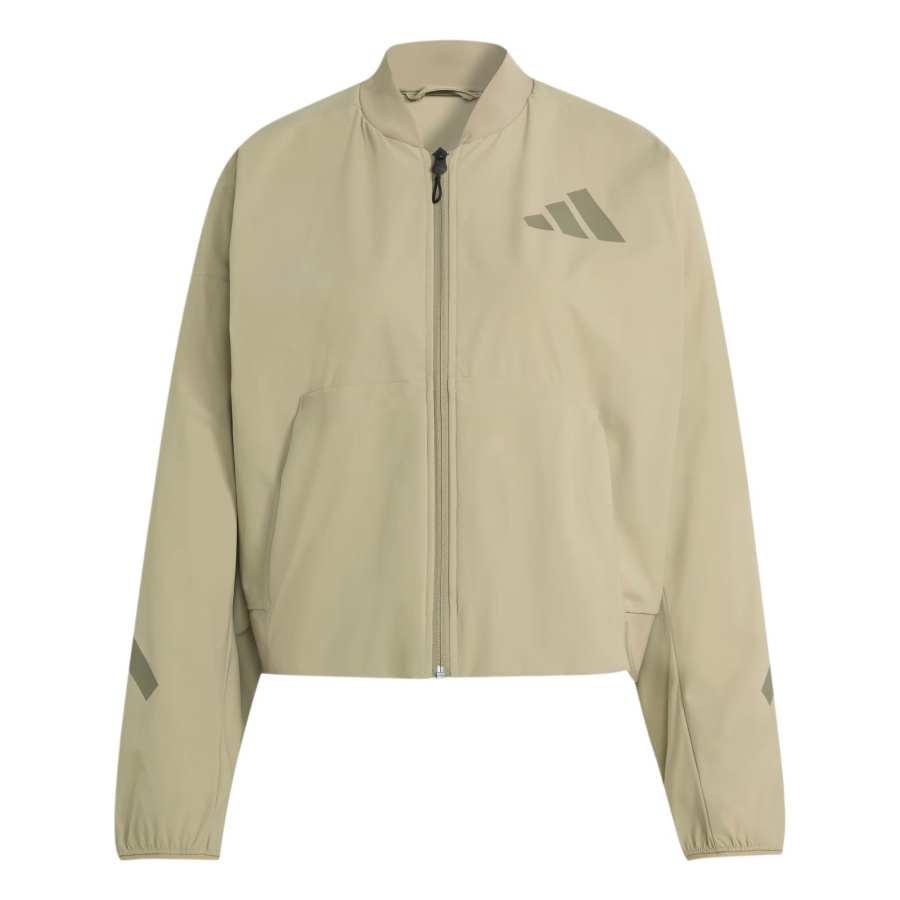 Adidas Adidas Z.N.E Jackets Women's Miracle Khaki Baseball Collar Moderate Pilot