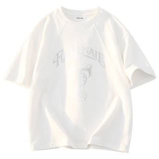 Tonlion T Shirts Unisex Crew Neck Moderate Heavyweight