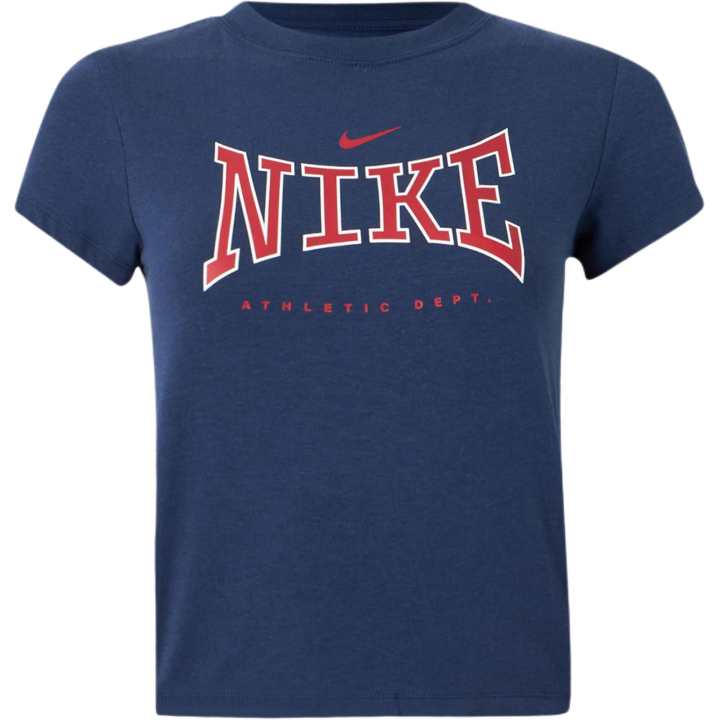 Nike Nike T Shirts Women's Midnight Blue Crew Neck