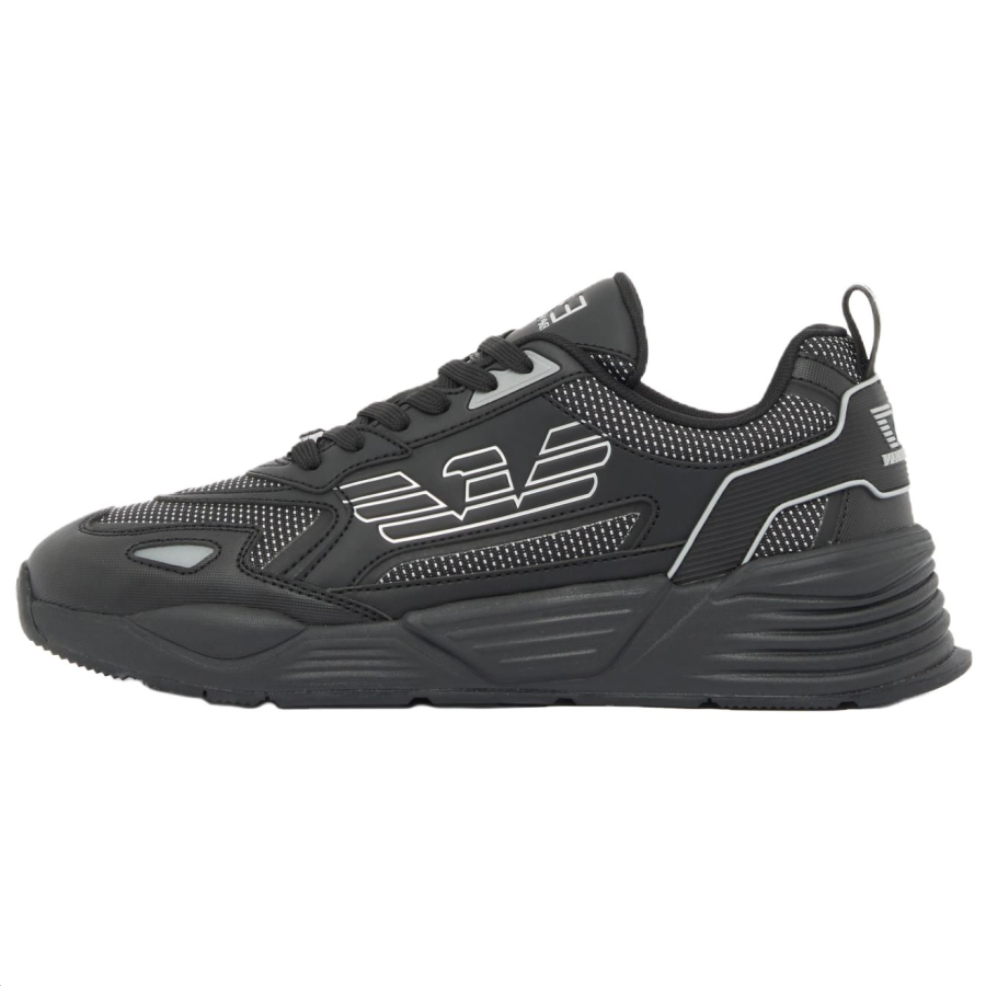 EMPORIO ARMANI EA7 Ace Runner Low top Casual Shoes 4.8cm Unisex Black