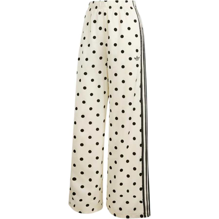 Adidas Originals SATIN POLKA DOTS WIDE LEG PANT Knitted Sweatpants Women's