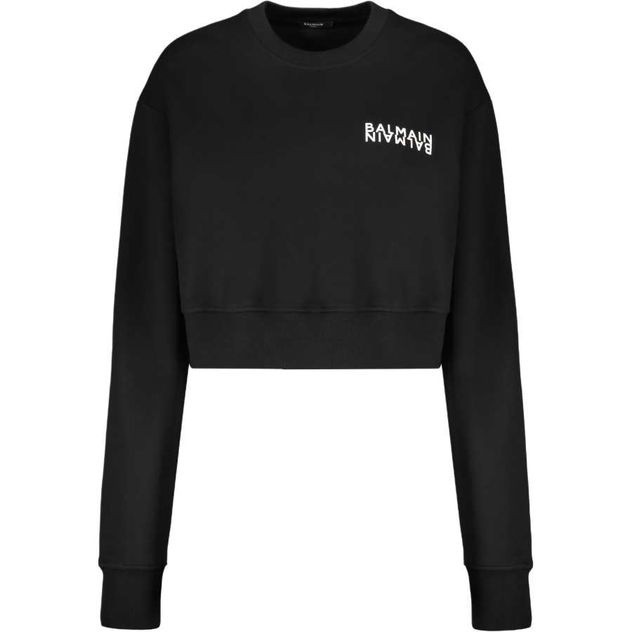 BALMAIN Balmain cropped logo sweatshirt