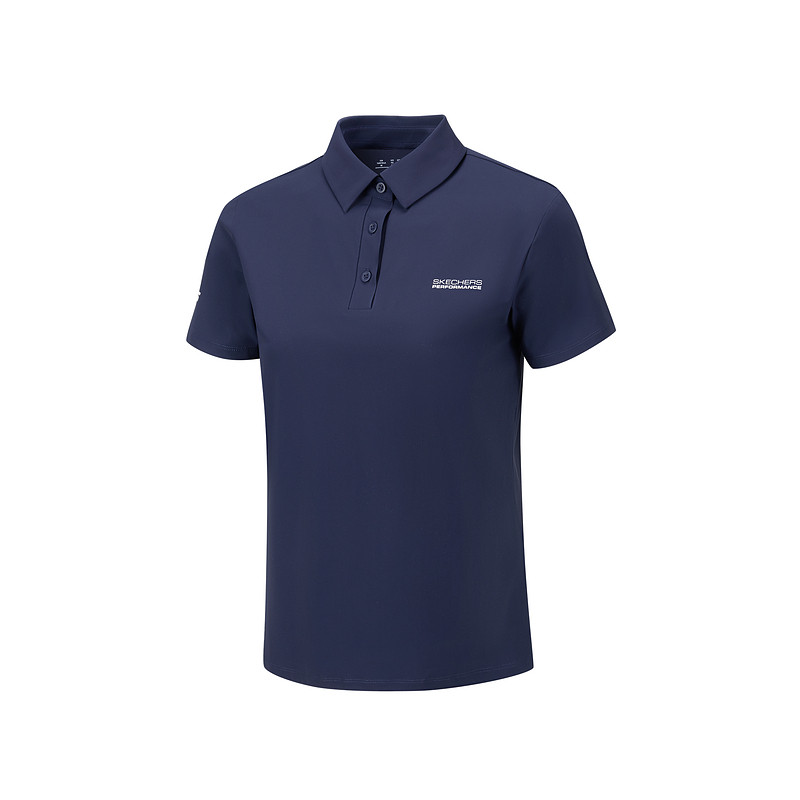 Skechers Polo Shirts Women's Marine Blue 00DU Moderate