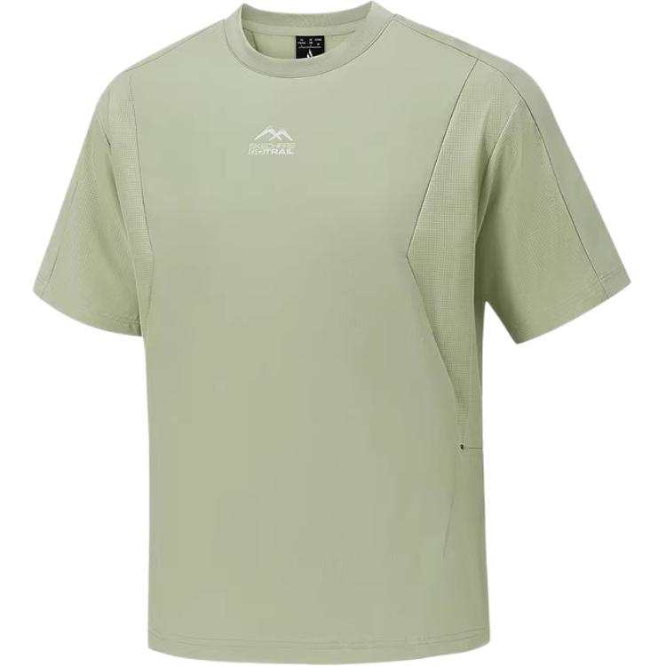 Skechers T Shirts Unisex Seaweed Gray Green 02MK Crew Neck Moderate