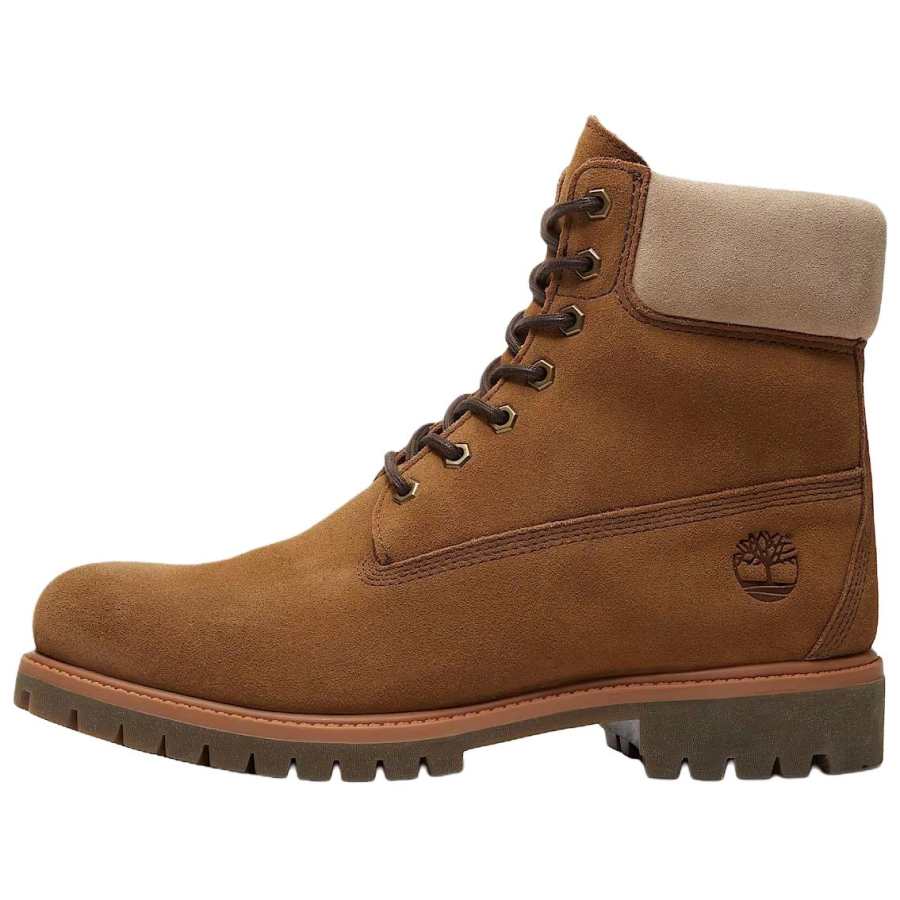 Timberland 6 Inch Short Combat Boots Unisex Brown