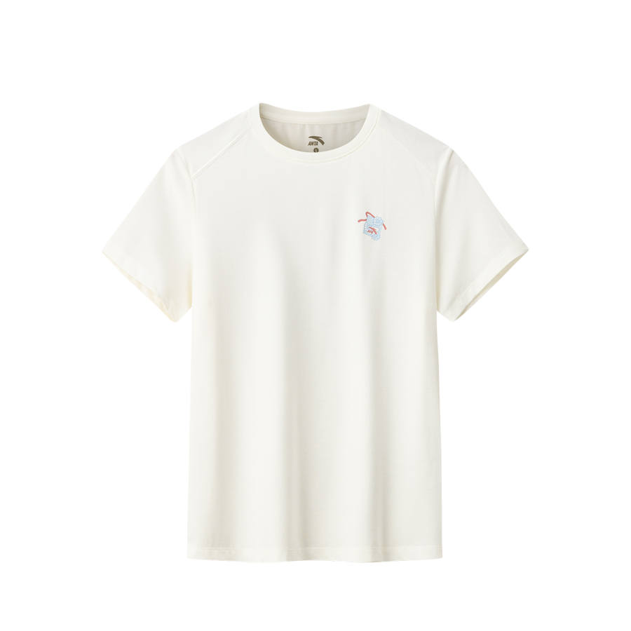 Anta T Shirt Women's Ivory White