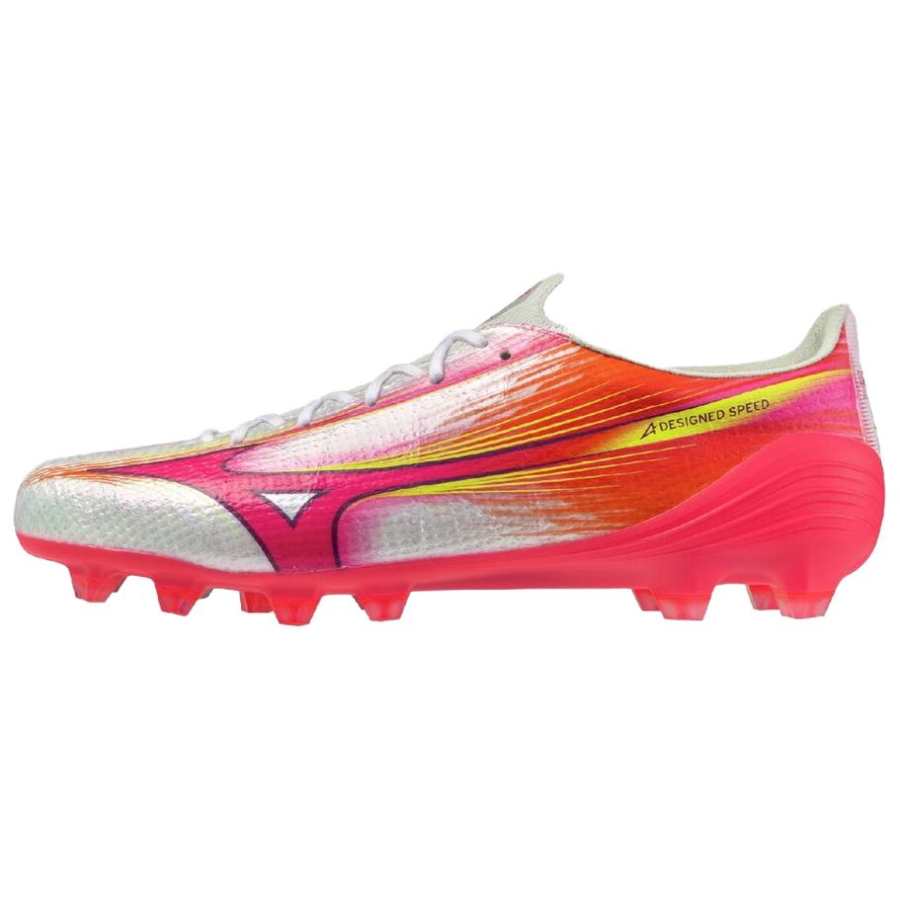 Mizuno Alpha 3 FG Firm Ground Soccer Shoes Unisex Pink White