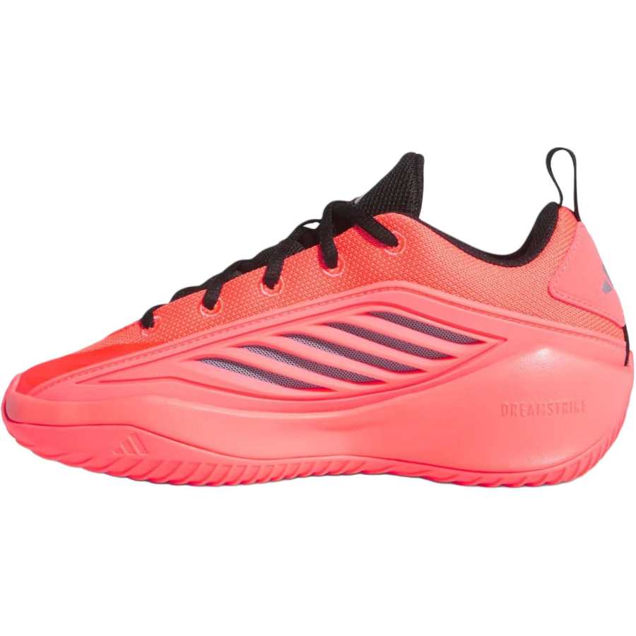 Adidas Adidas Believe That 1 Breathable Low top Children's Basketball Shoes Bright Red Unisex