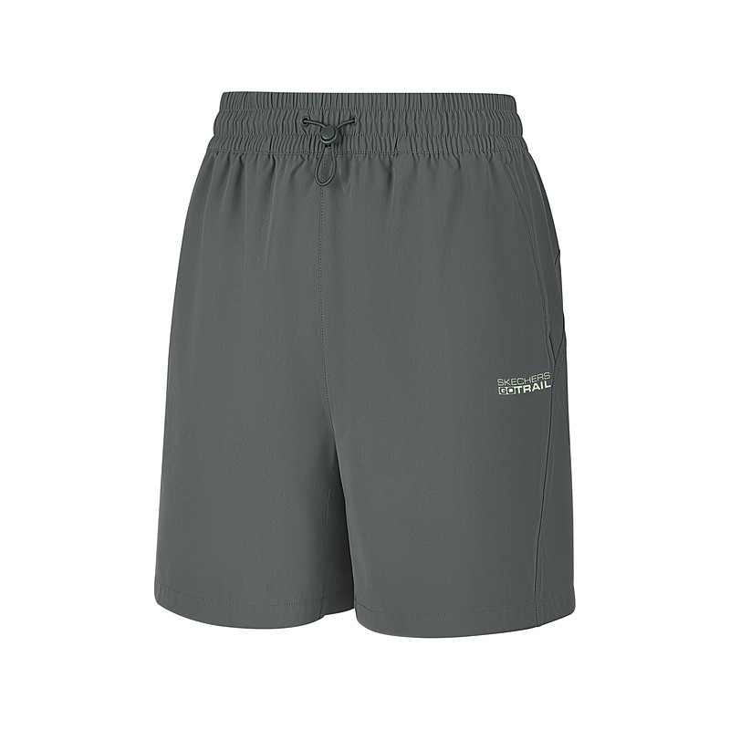 Skechers Sports Shorts Women's Forestland Gray 04TF Moderate Woven Shorts