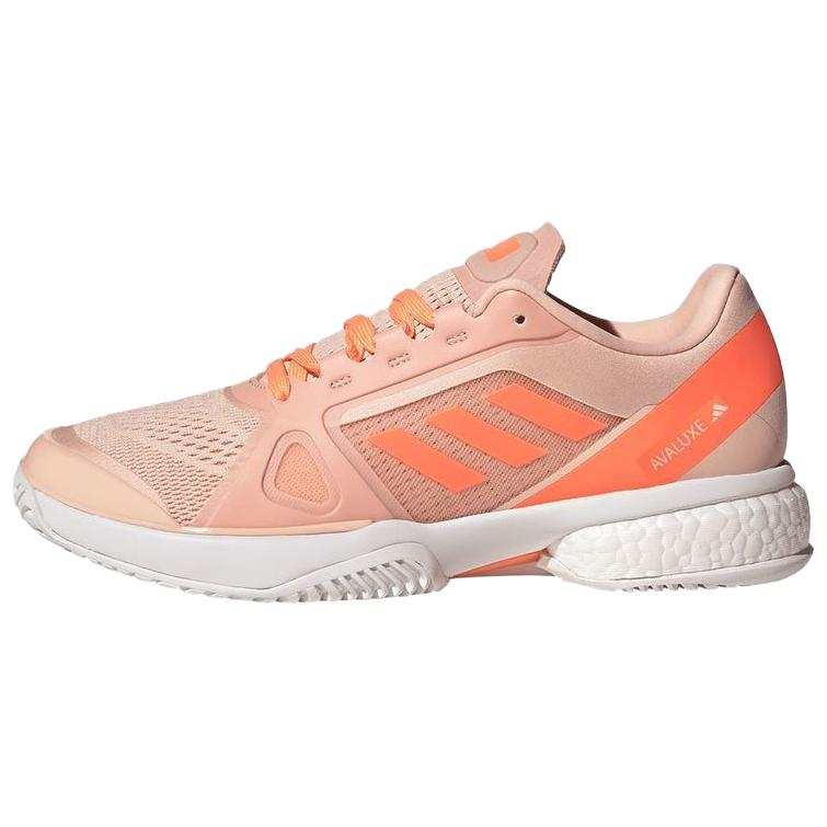 Adidas Adidas Avaluxe Breathable Abrasion Resistant Low top Tennis Shoes Women's Red Orange