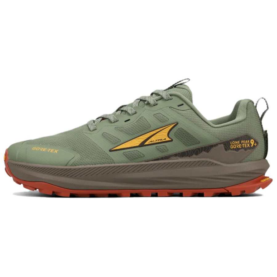 Altra Lone Peak 9+ Trail Running Shoes Men's Olive Green