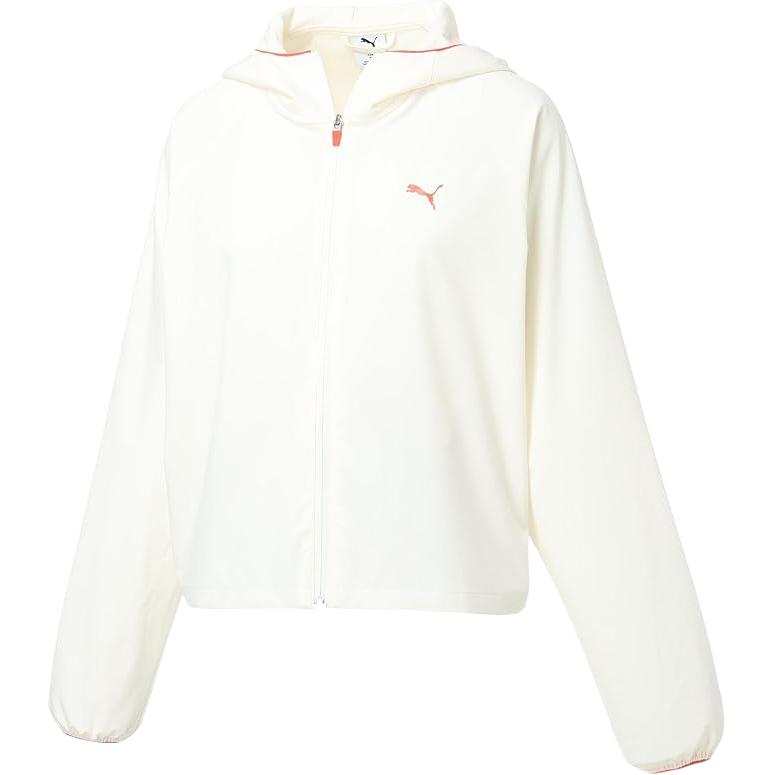 PUMA PUMA Jackets Women's White Lapel Moderate Other