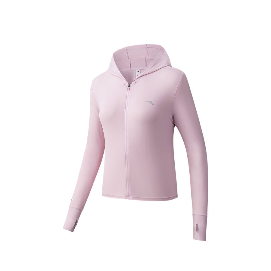 Anta Sun Protection Clothing Women's Peach Velvet Pink