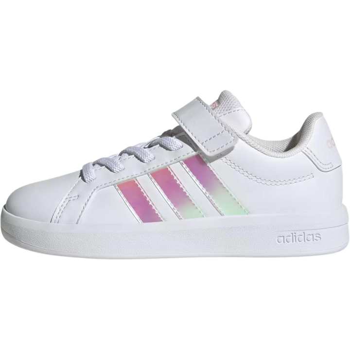 Adidas Adidas GRAND COURT 3.0 Slip Resistant Support Low top Skateboard Shoes White Kids'