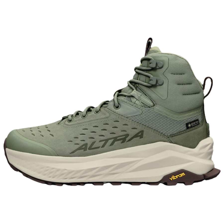 Altra OLYMPUS 6 Waterproof Lightweight Grip Mid top Hiking Shoes Women's Green