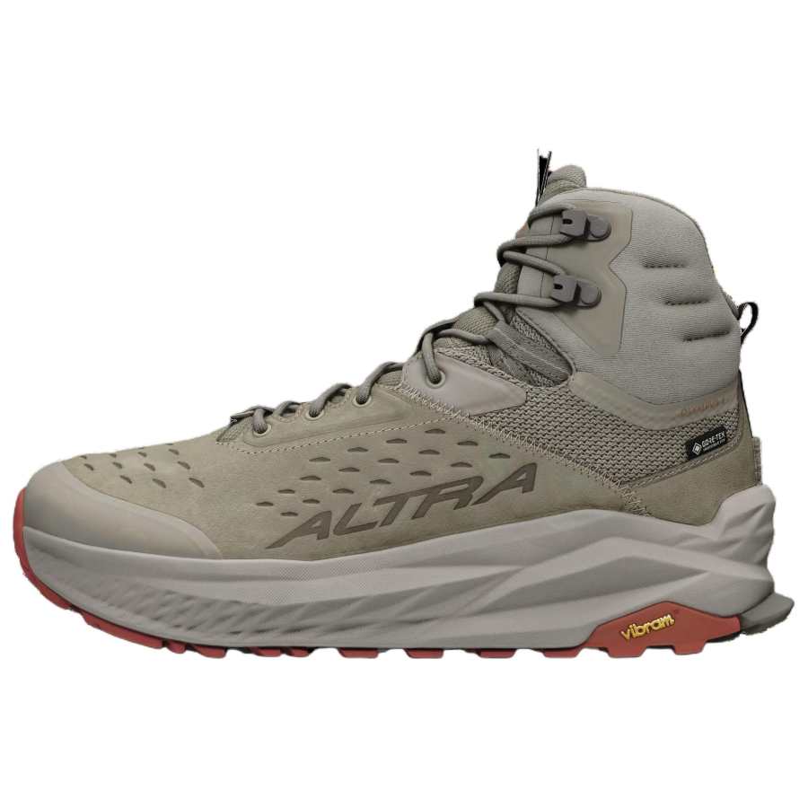 Altra OLYMPUS 6 Waterproof Support Lightweight Grip Mid top Hiking Shoes Men's Gray Green