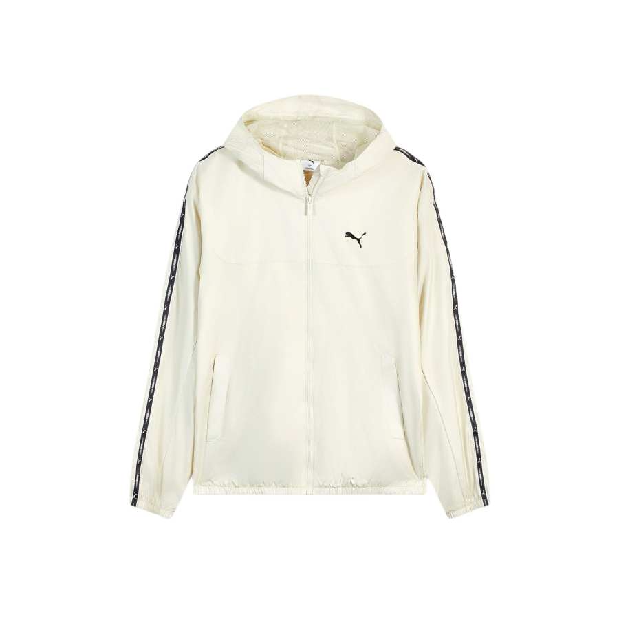 PUMA ESS Jackets Men's Snow White Hooded Non Detachable Moderate Other